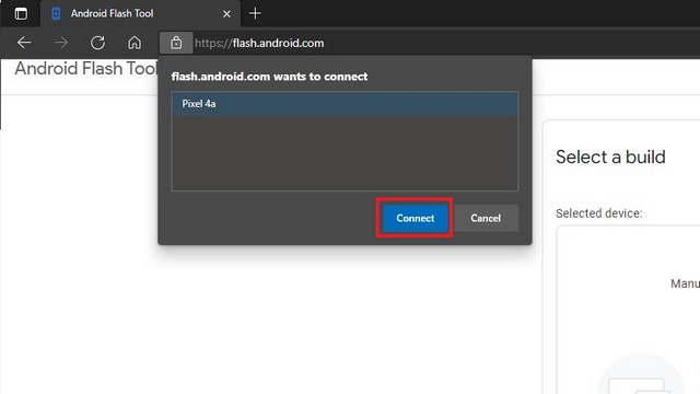 పరికరాన్ని adbకి కనెక్ట్ చేయండి